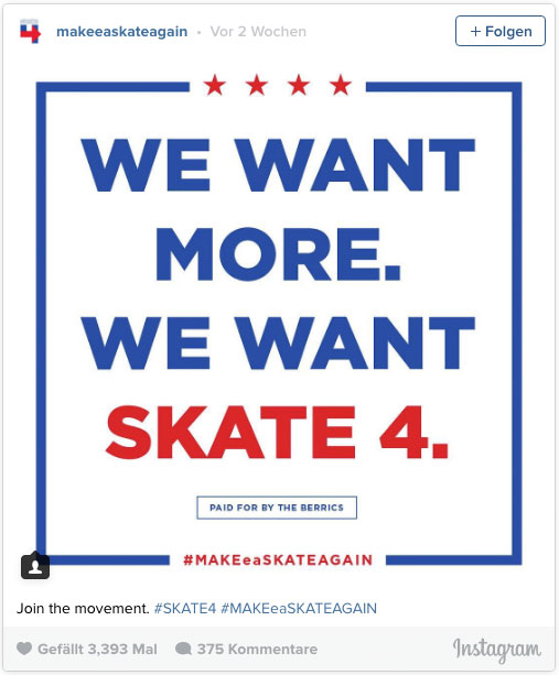 Skate 4 – Independent Skate Game Fanbase